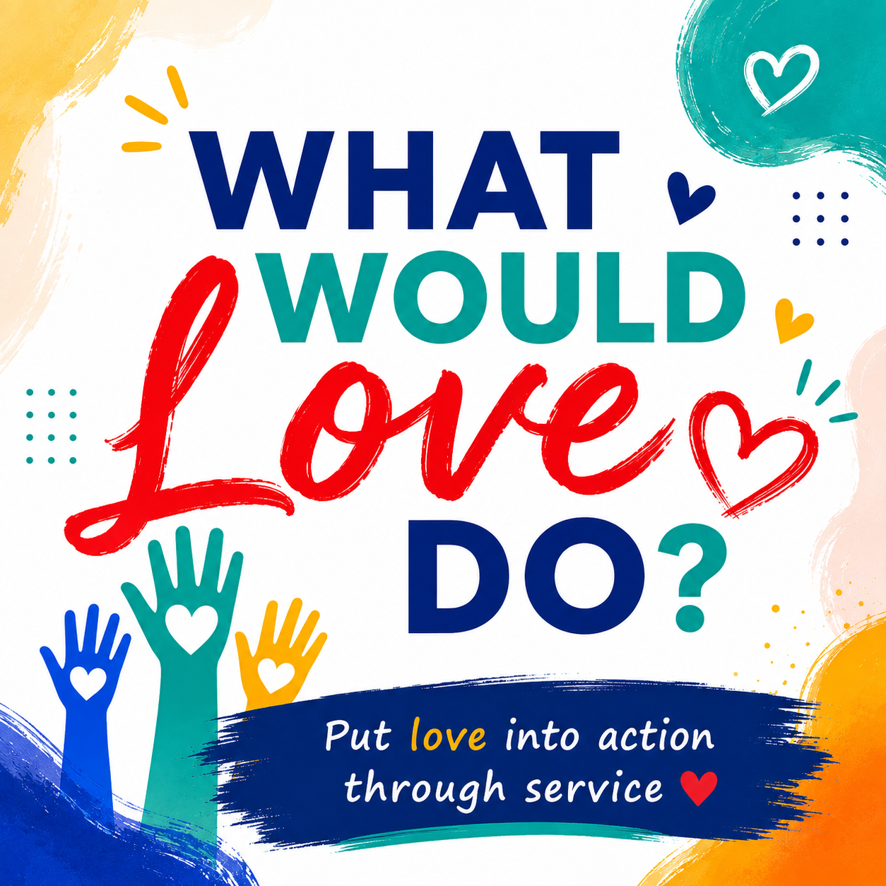 What would Love Do - square logo